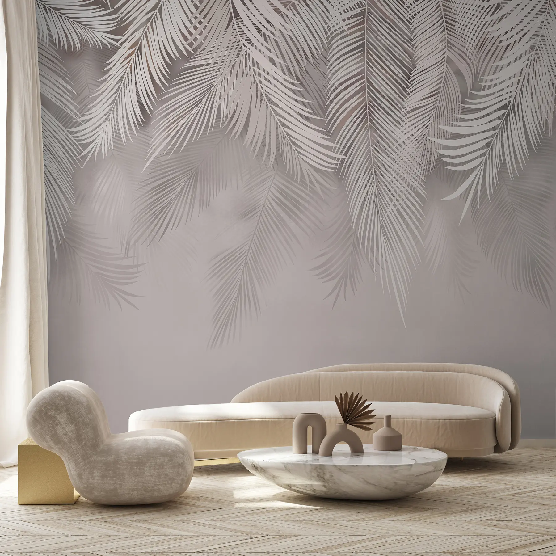 Fototapet Fina hängande blad u48556v5d1