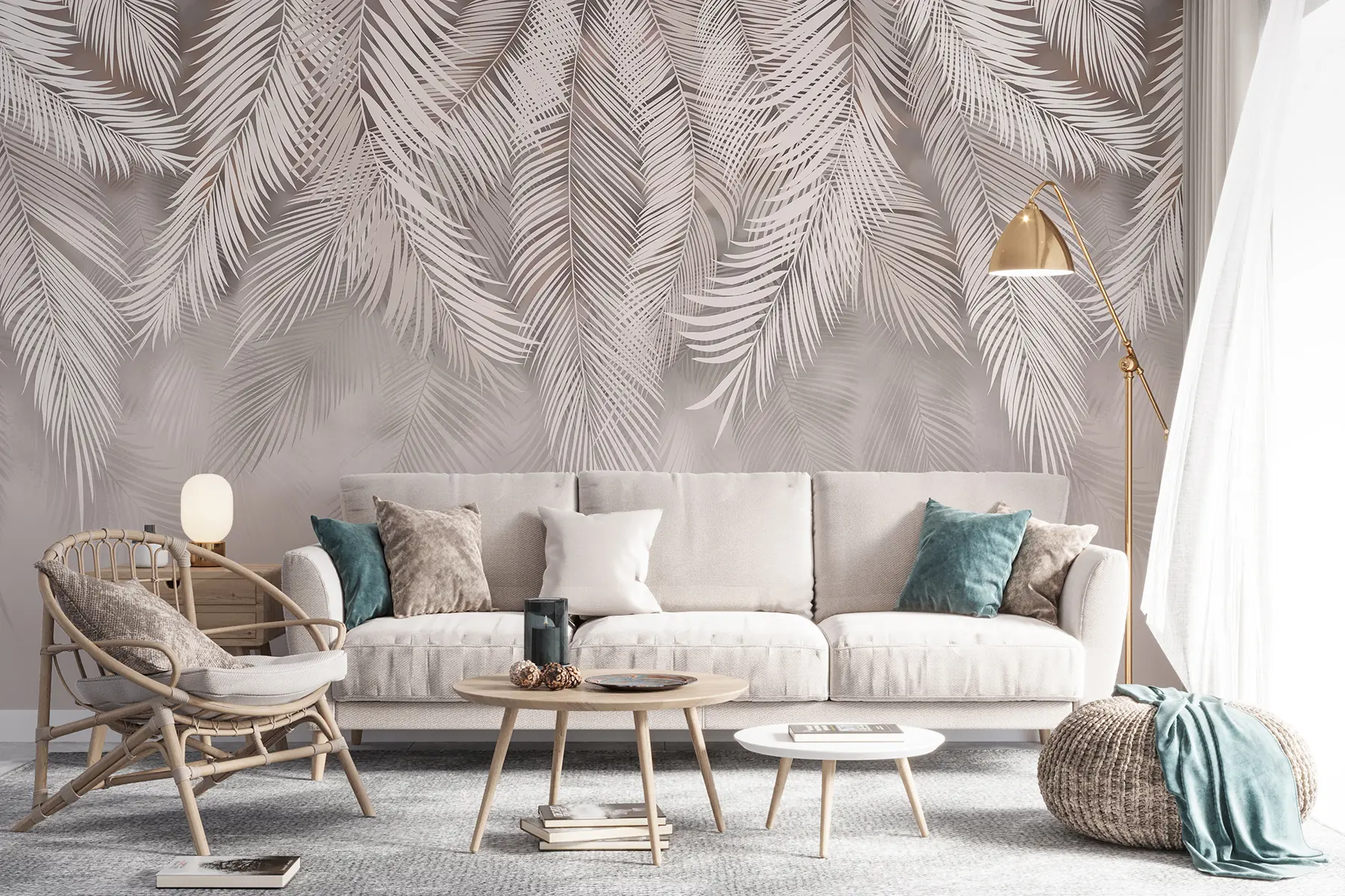 Fototapet Fina hängande blad u48556v5d2